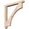 Ekena Millwork Westlake Craftsman Smooth Bracket w/ Offset Brace, Douglas Fir, 5 1/2"W x 46"D x 46"H BKT0604X46X46WTL04SDF - alternate 1